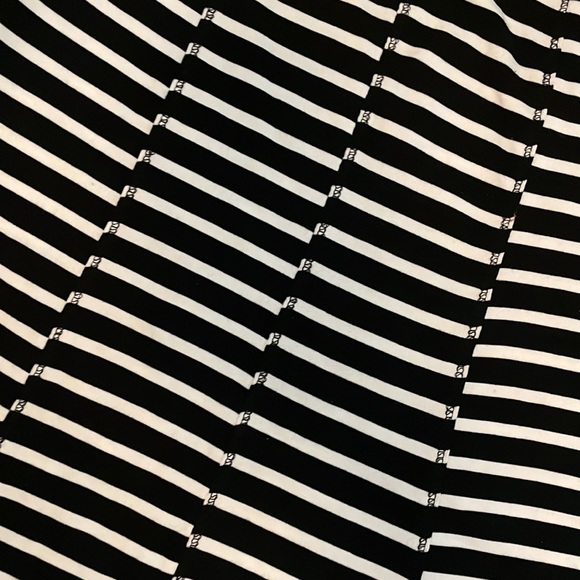 Umgee Black & White Striped Maxi Skirt - Picture 2 of 3